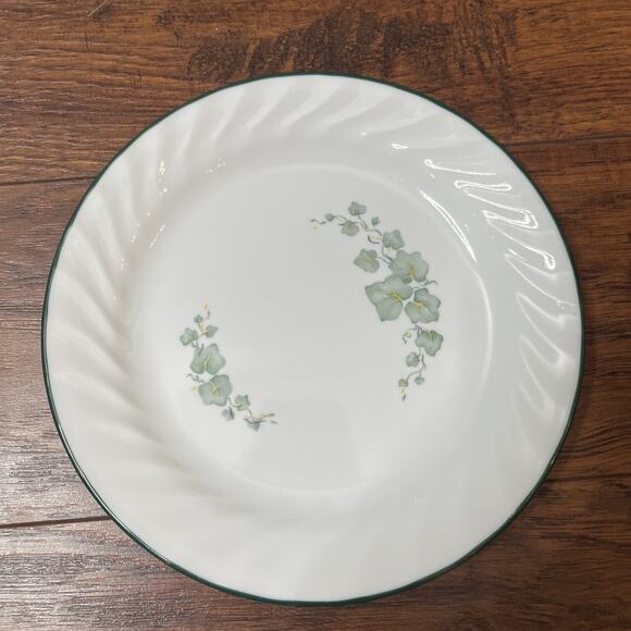 Corelle CALLAWAY IVY Swirl Pattern - 7 1/4" Bread Dessert Plates Set of 4 - Picture 4 of 6